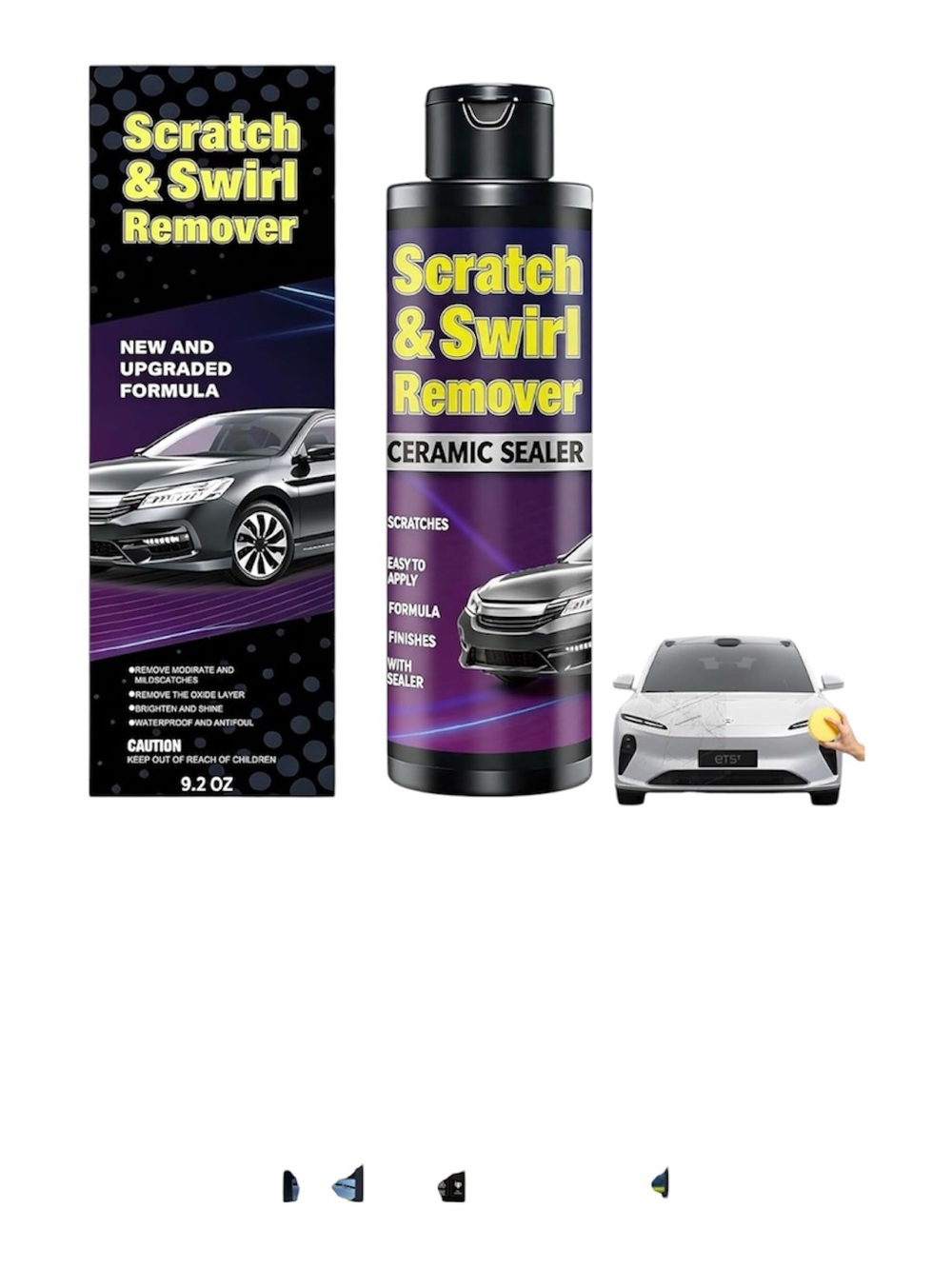 Car Scratch & Swirl Remover Ceramic Sealer - Purple